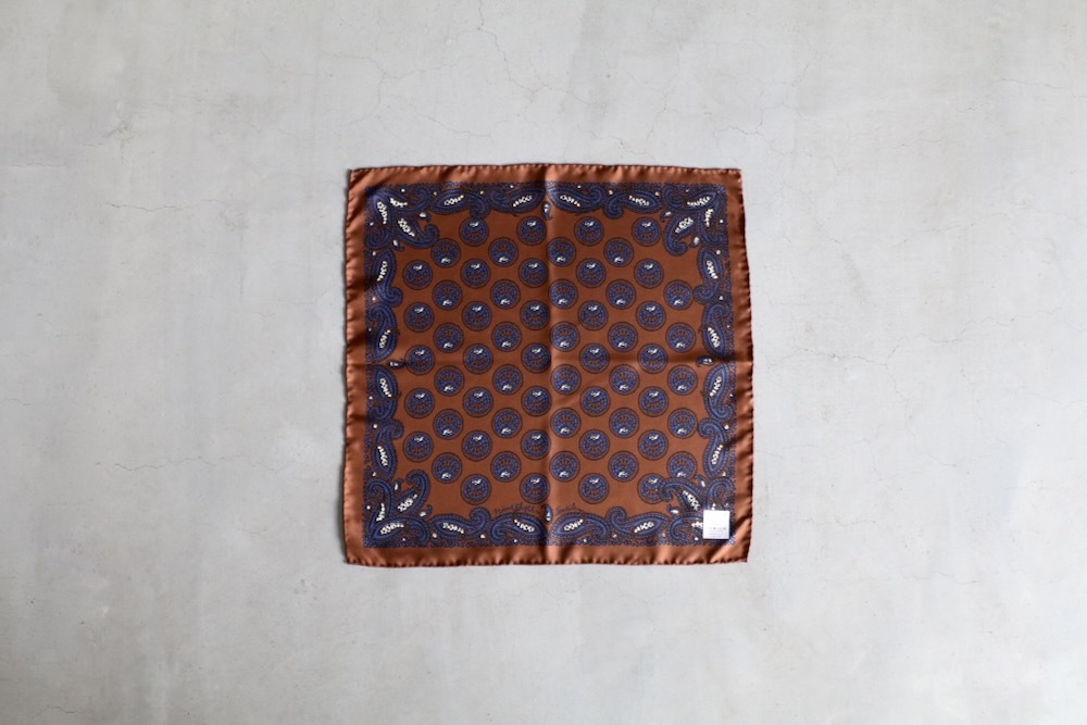 NOMARHYTHM TEXTILE (ノーマリズムテキスタイル)“Paisley Silk Bandana