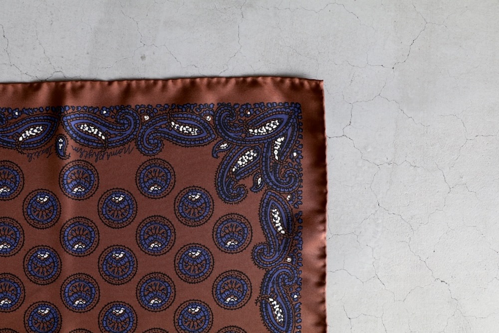 NOMARHYTHM TEXTILE (ノーマリズムテキスタイル)“Paisley Silk Bandana