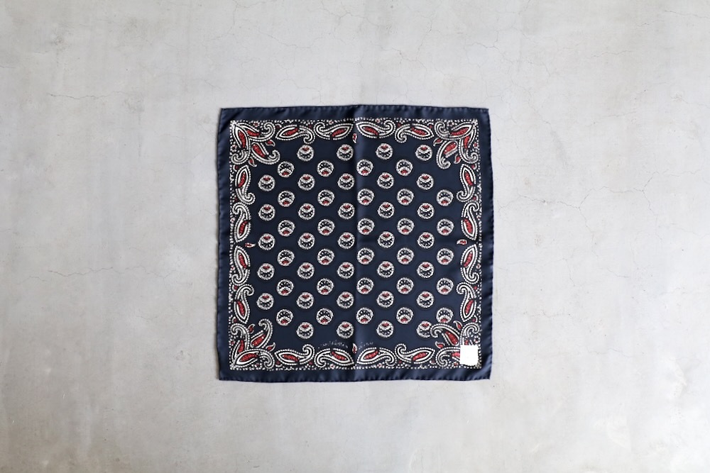 NOMARHYTHM TEXTILE (ノーマリズムテキスタイル)“Paisley Silk Bandana
