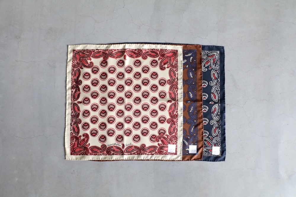 NOMARHYTHM TEXTILE (ノーマリズムテキスタイル)“Paisley Silk Bandana