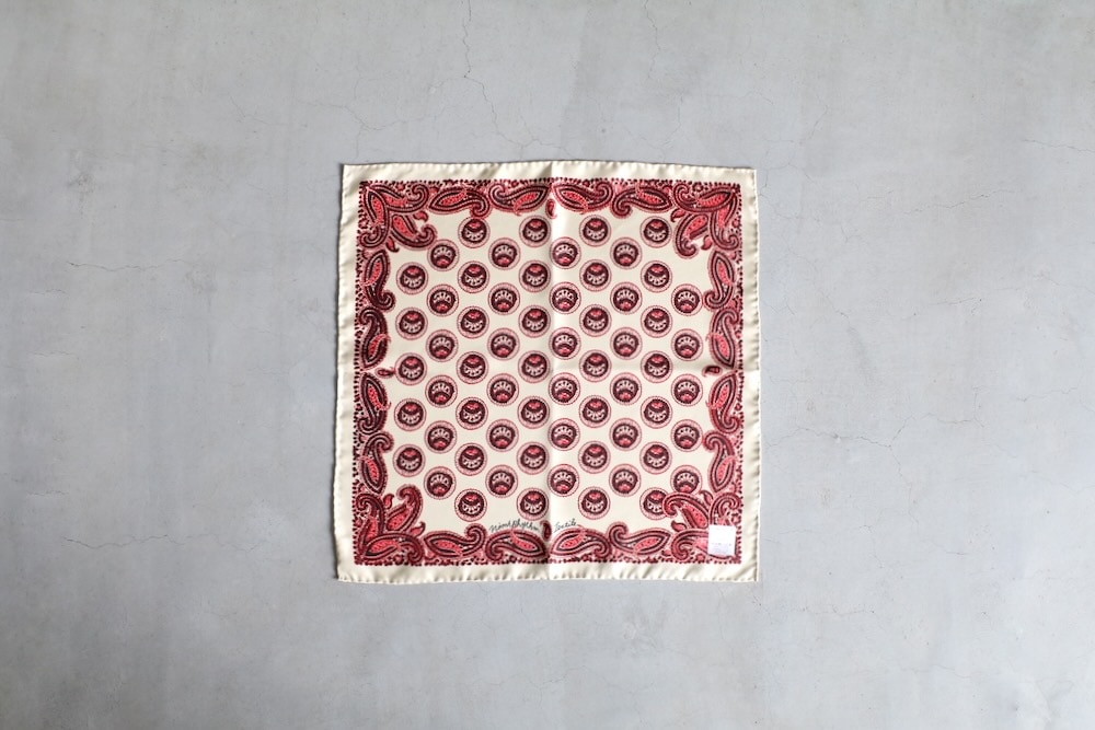 NOMARHYTHM TEXTILE (ノーマリズムテキスタイル)“Paisley Silk Bandana