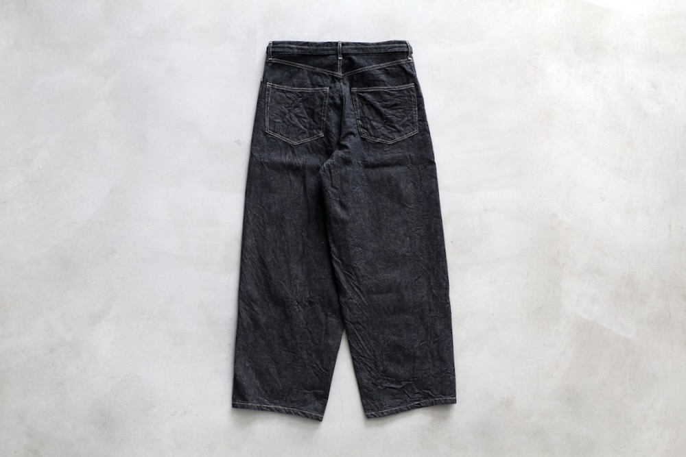 blurhms(�֥顼�ॹ) "12.9oz Denim Bias Belted Pants"