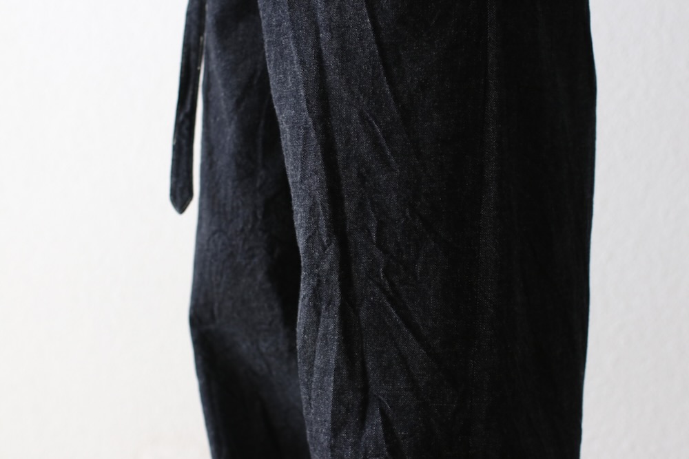 blurhms(�֥顼�ॹ) "12.9oz Denim Bias Belted Pants"