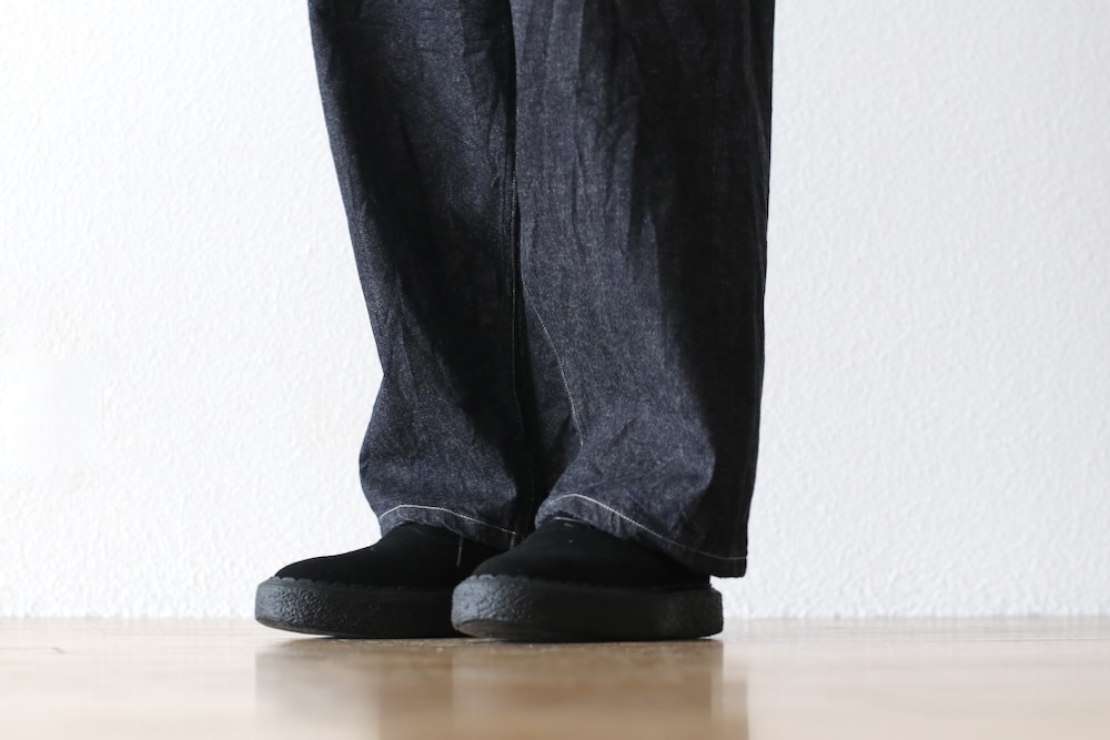blurhms(�֥顼�ॹ) "12.9oz Denim Bias Belted Pants"