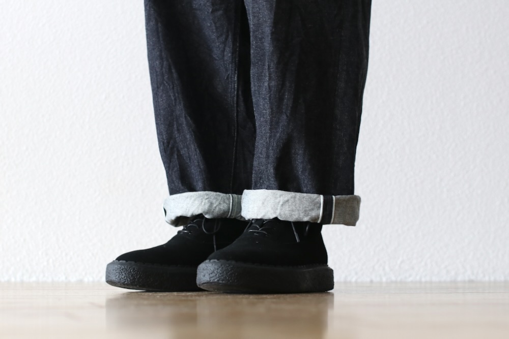 blurhms(�֥顼�ॹ) "12.9oz Denim Bias Belted Pants"