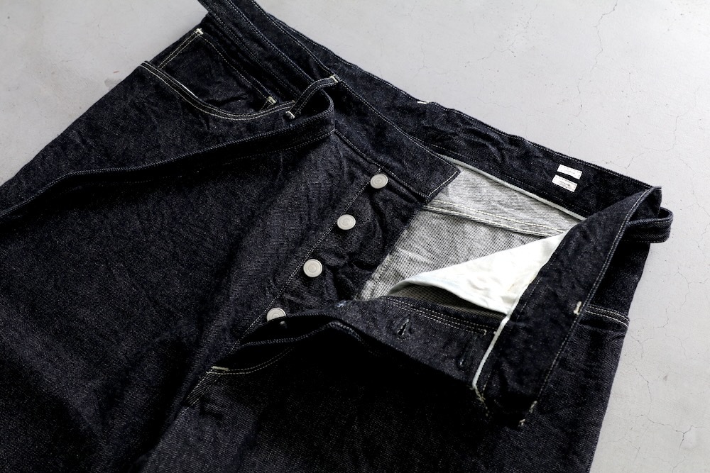 blurhms(�֥顼�ॹ) "12.9oz Denim Bias Belted Pants"