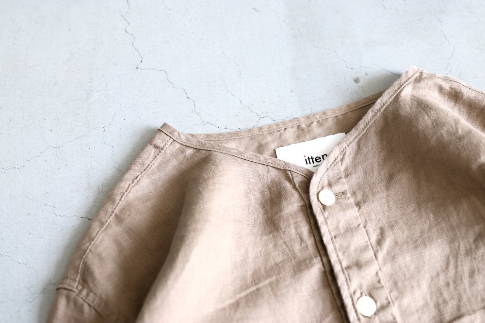 itten.(���åƥ�) "itten 10 No collar shirt -Linen-"