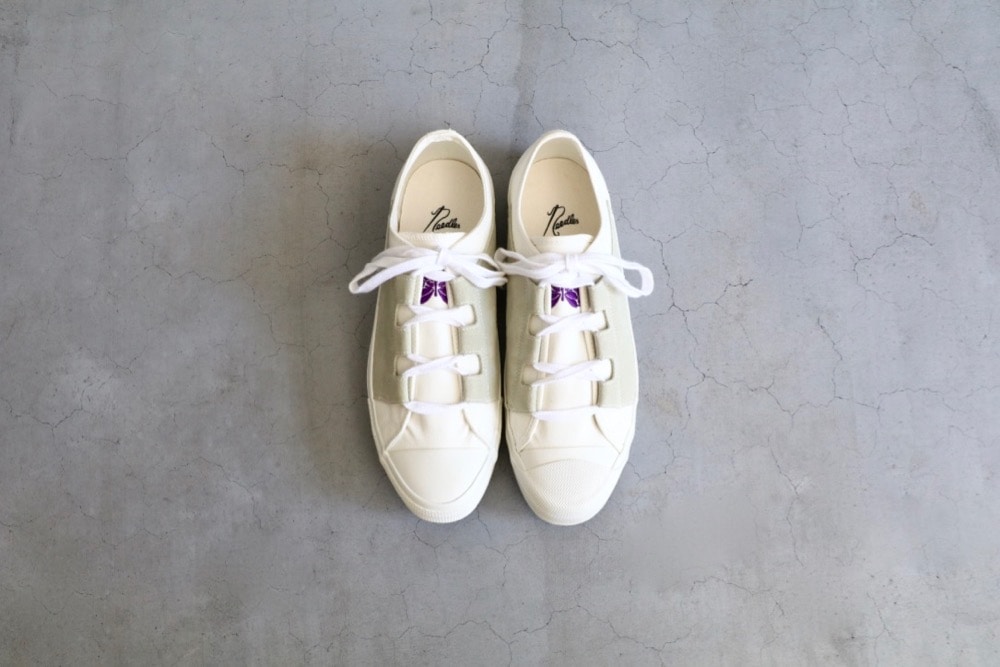 Needles (ˡɥ륺) "Asymmetric Ghillie Sneaker - Cotton Canvas"