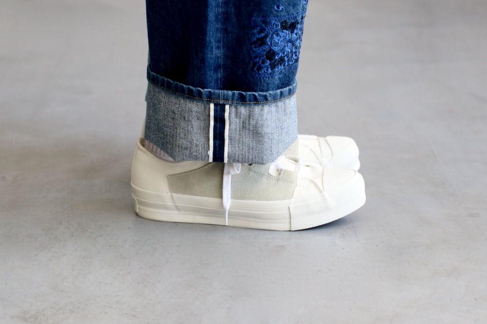 Needles (ˡɥ륺) "Asymmetric Ghillie Sneaker - Cotton Canvas"