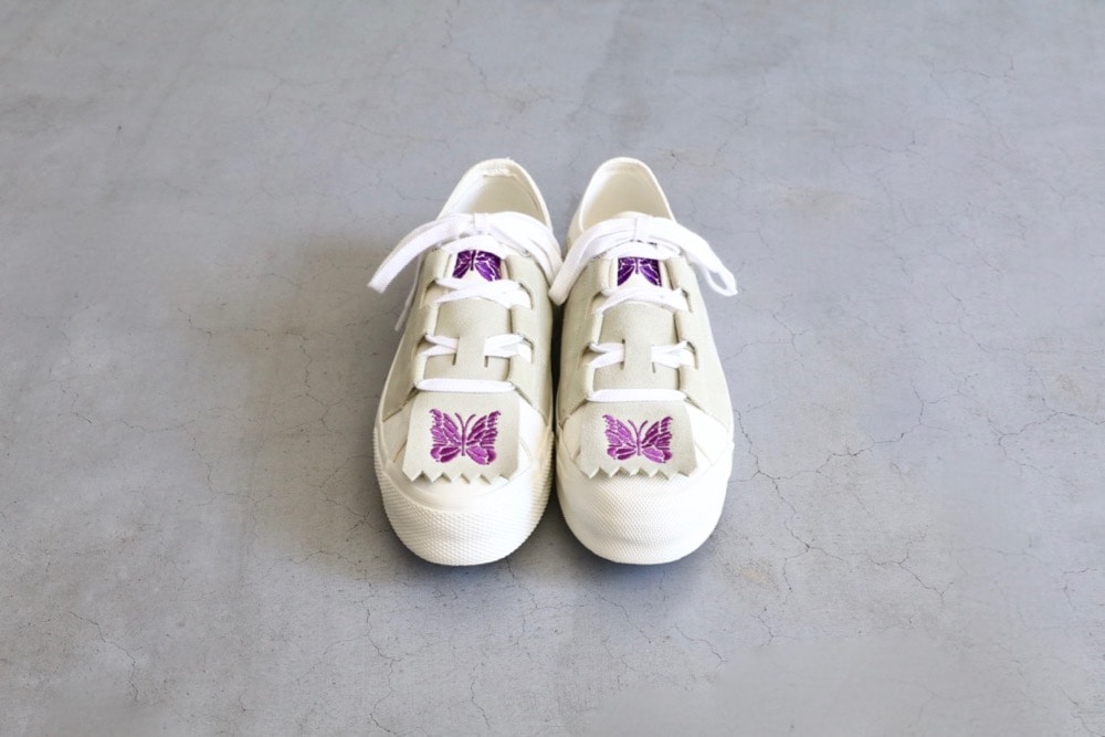 Needles (ˡɥ륺) "Asymmetric Ghillie Sneaker - Cotton Canvas"