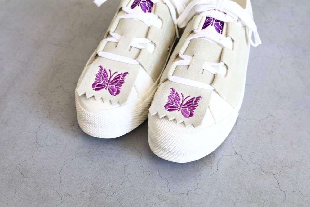 Needles (ˡɥ륺) "Asymmetric Ghillie Sneaker - Cotton Canvas"