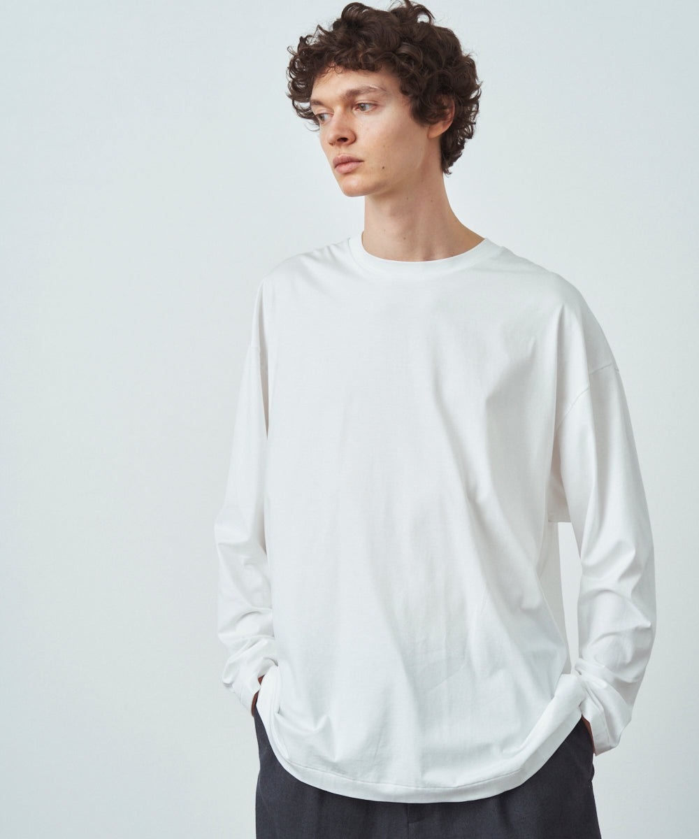 ATON (ȥ) "SUVIN 60/2 OVERSIZED LONG SLEEVE T-SHIRT"