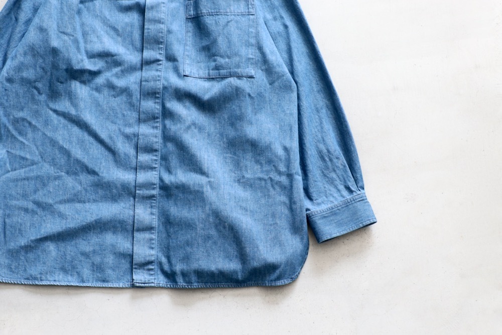 ��WOMEN'S��TOUJOURS�ʥȥ����塼�ˡ�Bio Washed Baggy Shirt -6.5OZ. ORGANIC COTTON DENIM CLOTH-��