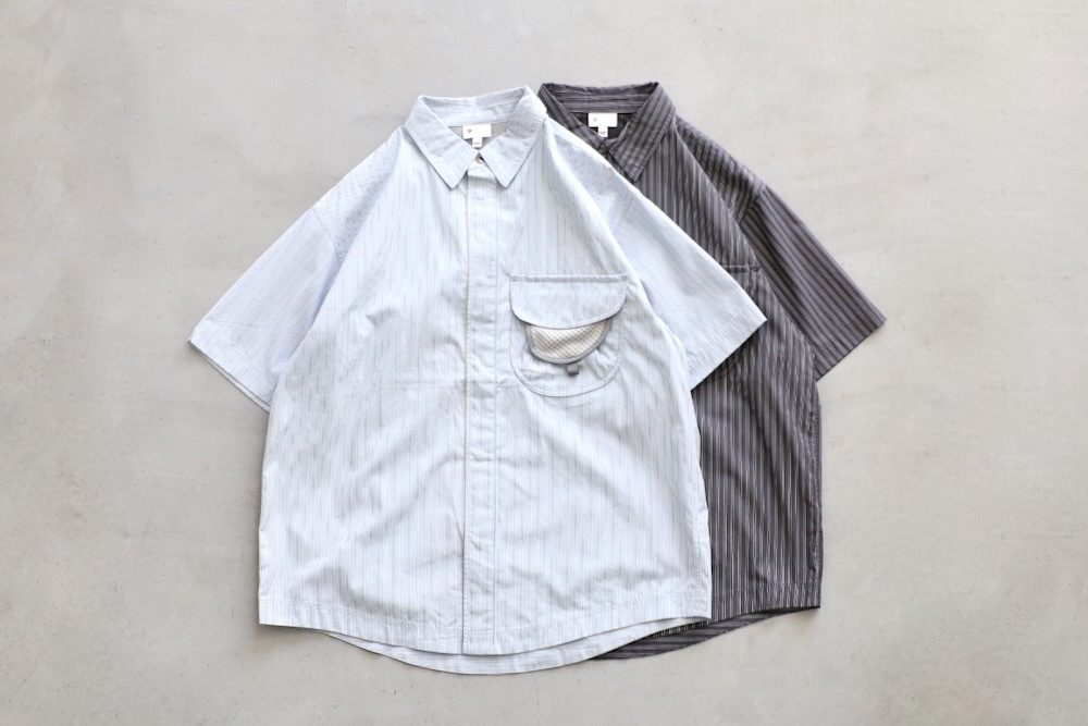GOLDWIN 0 (������ɥ����� ����) "Striped Camp S/S Shirt"