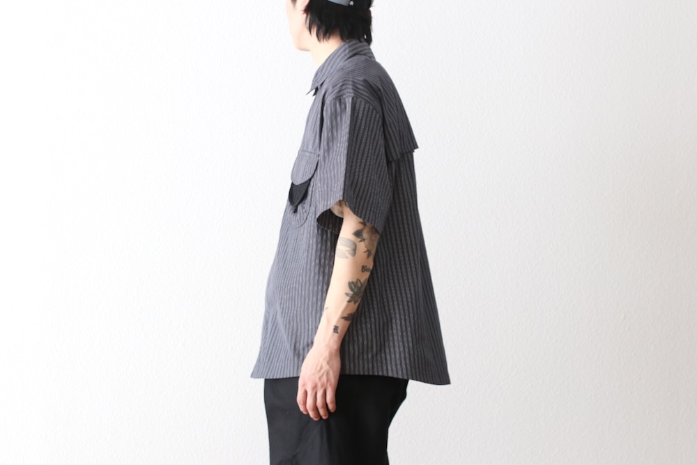 GOLDWIN 0 (������ɥ����� ����) "Striped Camp S/S Shirt"