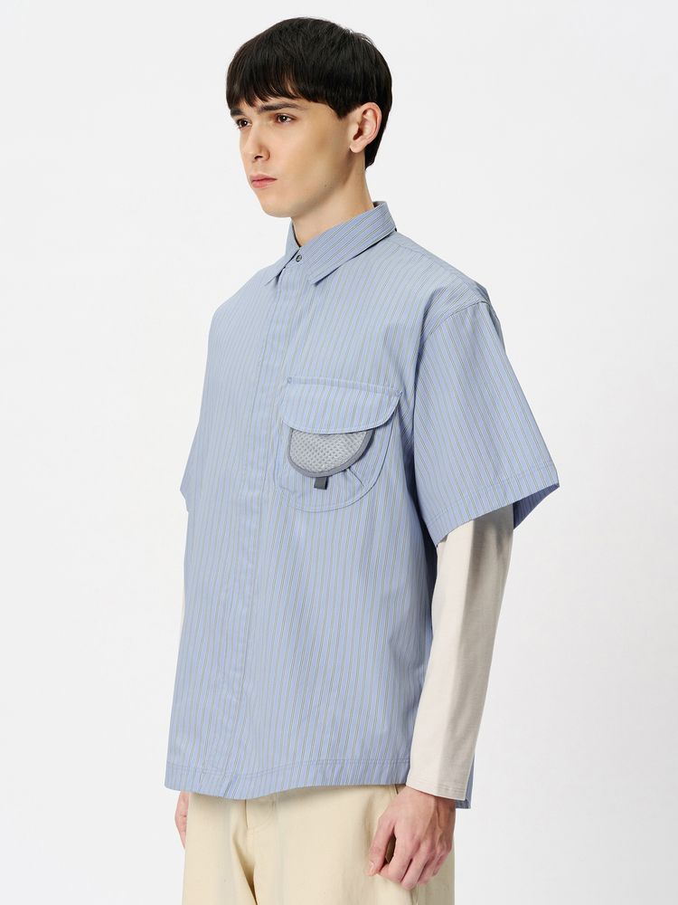 GOLDWIN 0 (������ɥ����� ����) "Striped Camp S/S Shirt"