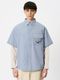 GOLDWIN 0 (������ɥ����� ����) "Striped Camp S/S Shirt"