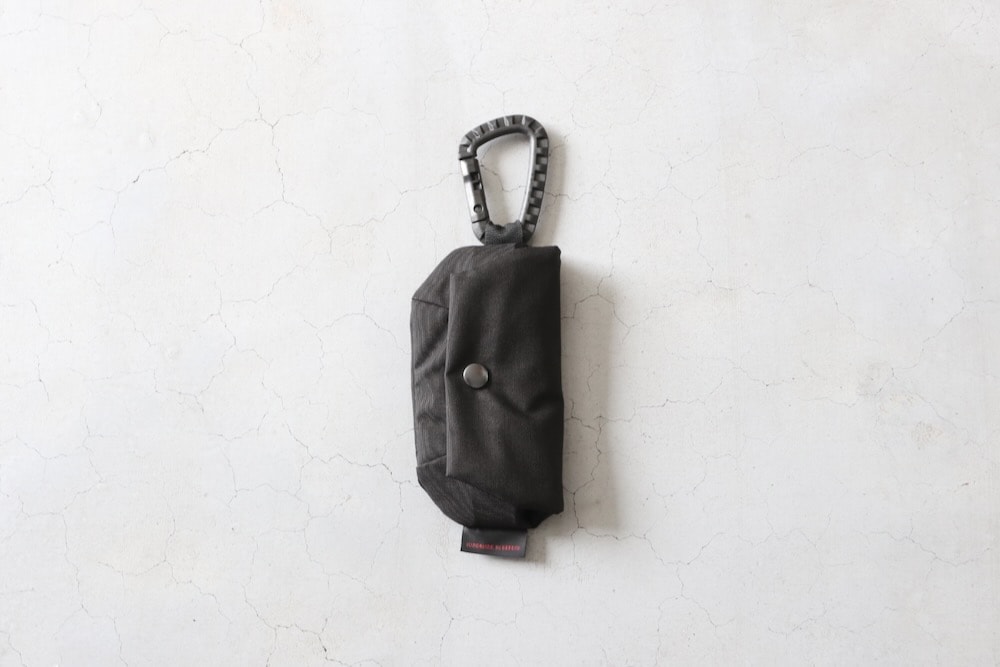 bagjack バッグジャック マウス ポーチ XL 黒 カラビナ付き bagjack - マウス ポーチ(サングラス ケース) / MOUSE POUCH L