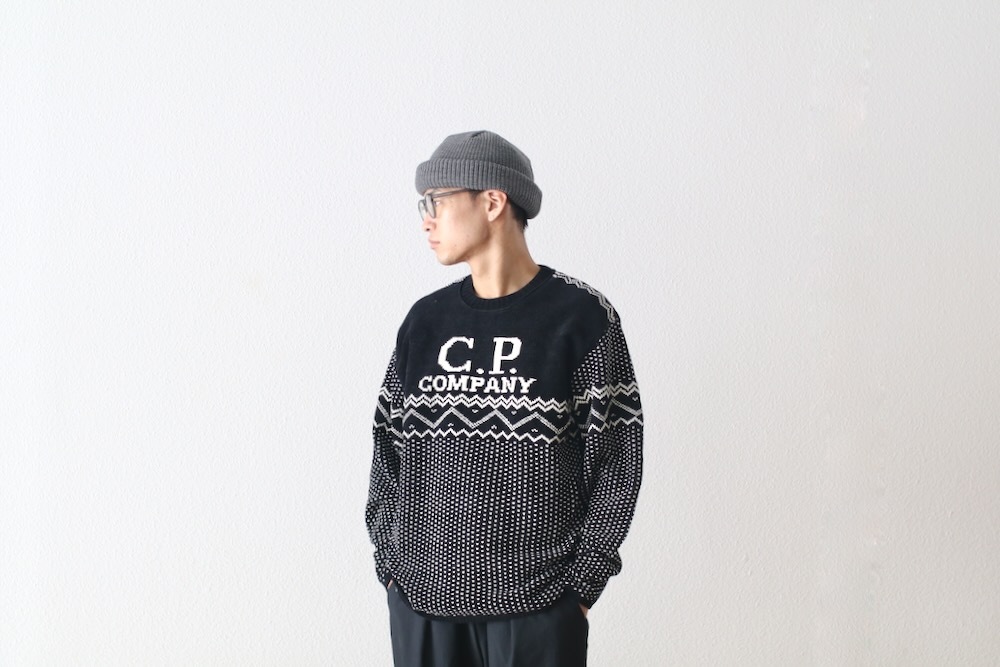 C.P. Company (ԡѥˡ) "CHENILLE COTTON JACQUARD KNIT"