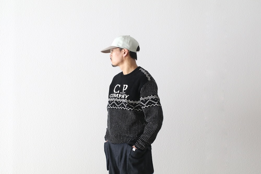 C.P. Company (ԡѥˡ) "CHENILLE COTTON JACQUARD KNIT"