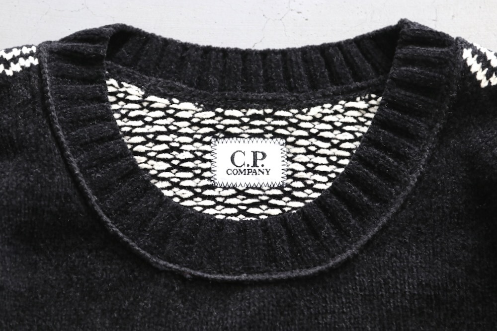 C.P. Company (ԡѥˡ) "CHENILLE COTTON JACQUARD KNIT"