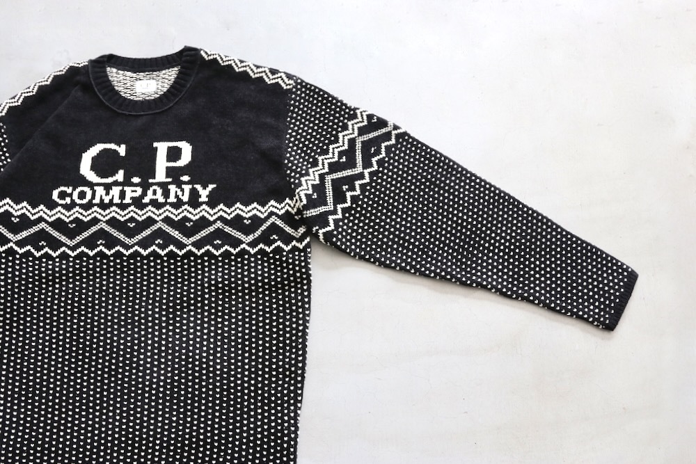 C.P. Company (ԡѥˡ) "CHENILLE COTTON JACQUARD KNIT"