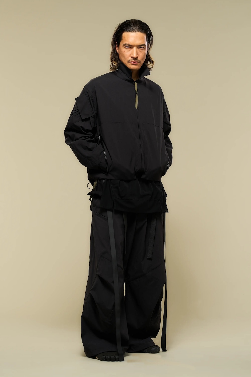 ACRONYM(�������˥���) "LA12-M Miliken nylon spandex action zip shirt"