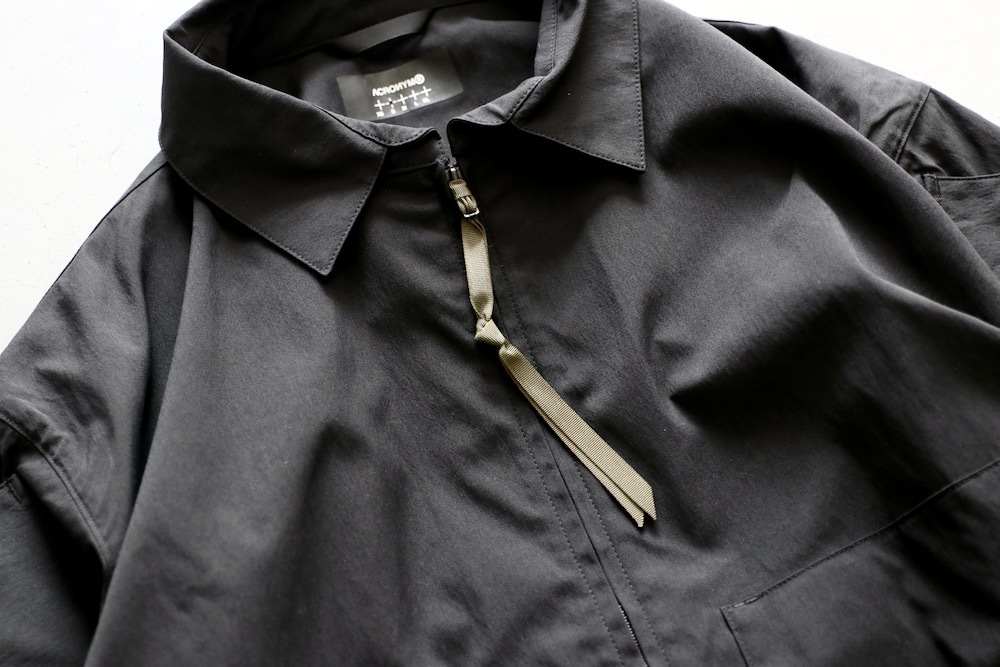ACRONYM(�������˥���) "LA12-M Miliken nylon spandex action zip shirt"