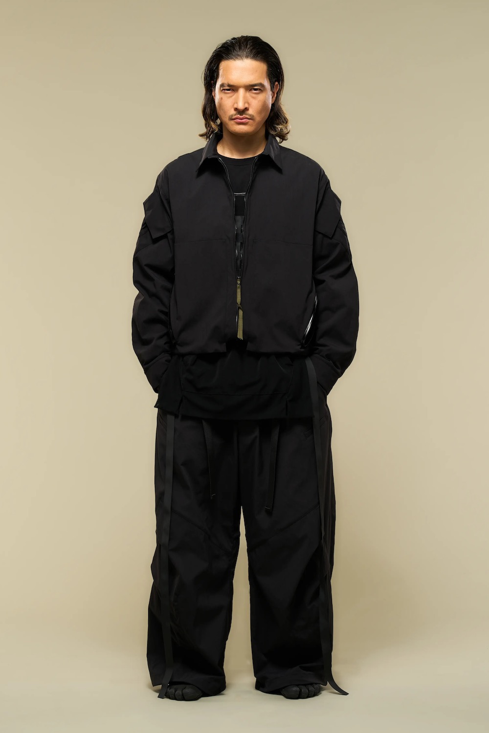 ACRONYM(�������˥���) "LA12-M Miliken nylon spandex action zip shirt"