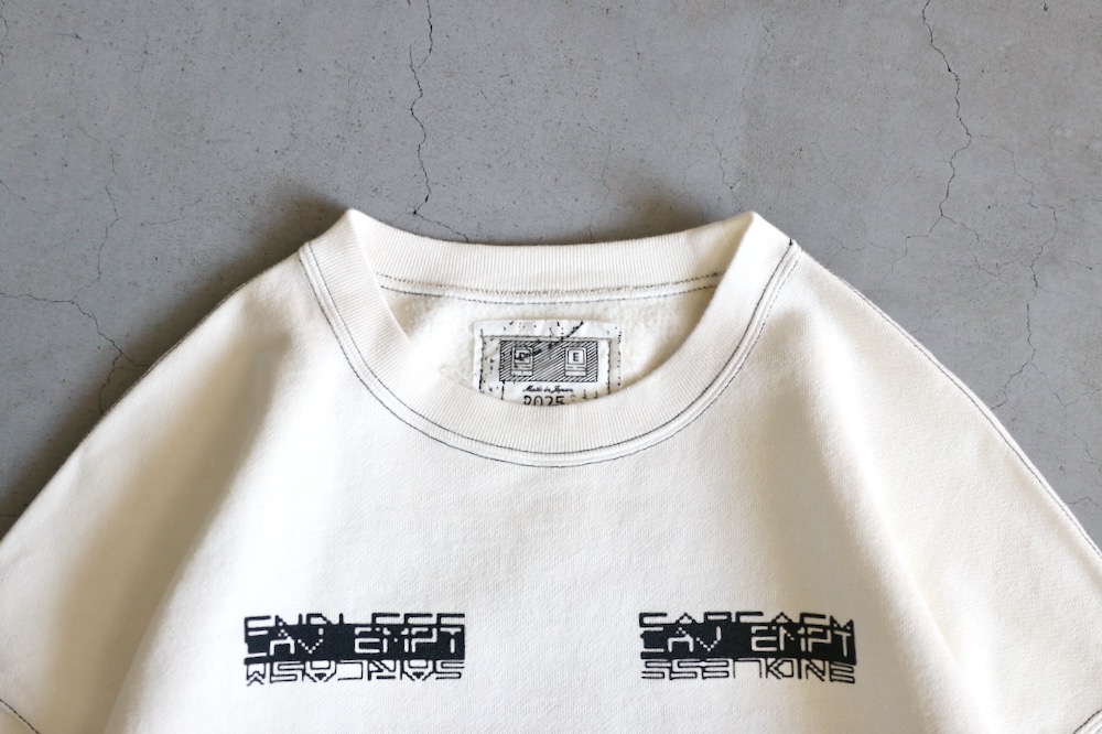 C.E(��������) "OVERDYE MD MACHINES CREW NECK"