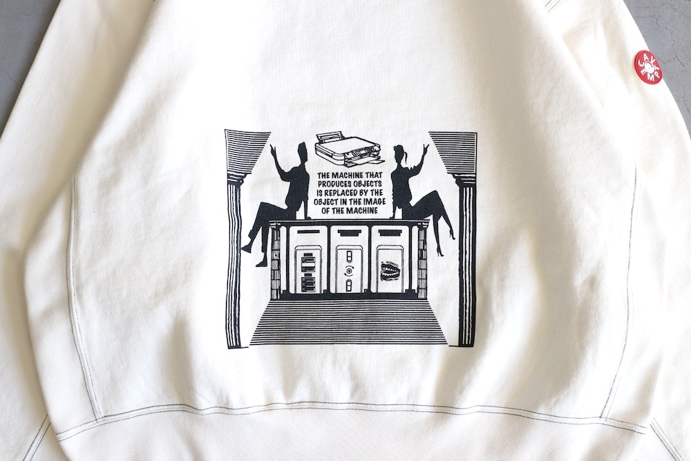 C.E(��������) "OVERDYE MD MACHINES CREW NECK"
