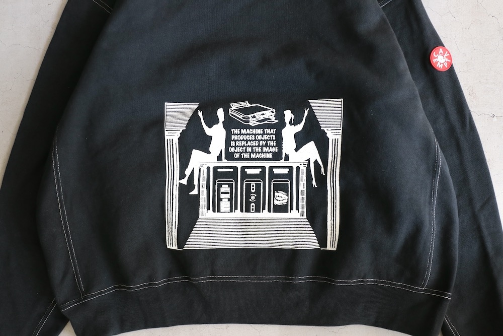 C.E(��������) "OVERDYE MD MACHINES CREW NECK"