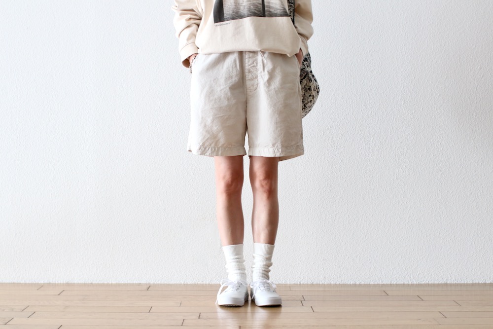 WOMEN'STOUJOURSʥȥ塼ˡEasy Field Shorts - GARMENT DYE COTTON*RAYON TWILL CLOTH"