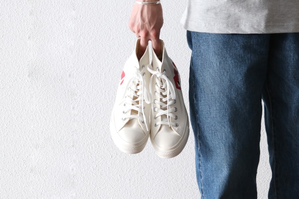 limitedPLAY COMME des GARCONS  CONVERSE (ץ쥤   륽  С) "PLAY CONVERSE CHUCK TAYLOR HI -AZ-K113-001-"