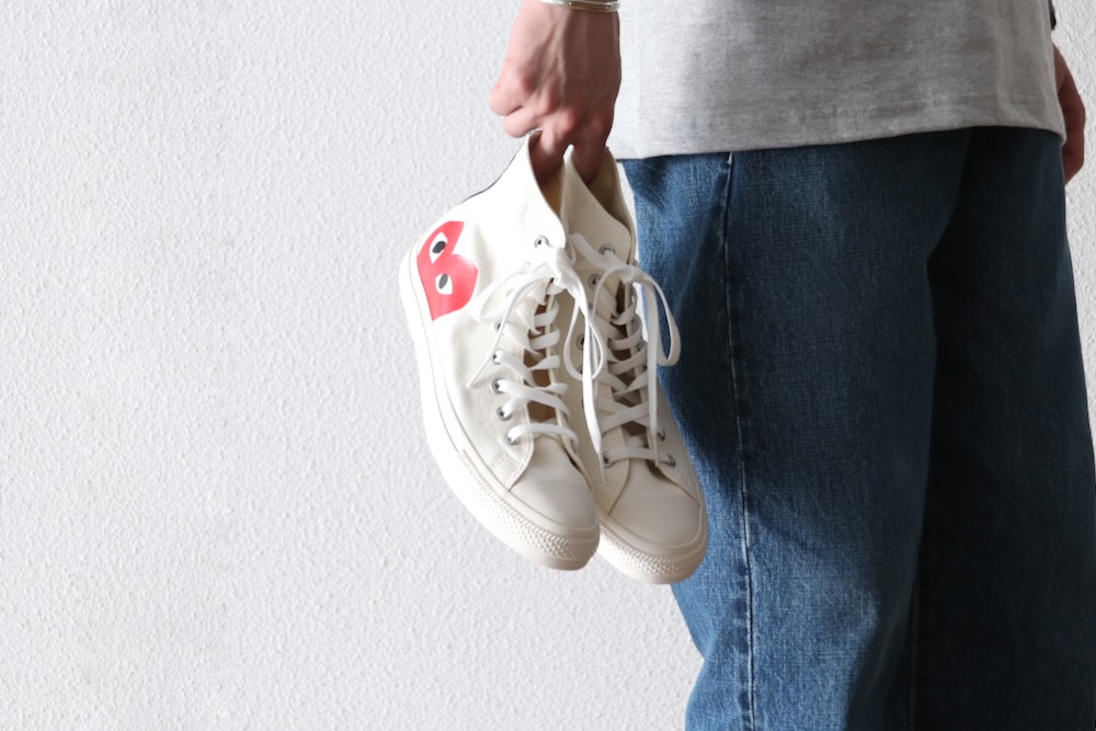 limitedPLAY COMME des GARCONS  CONVERSE (ץ쥤   륽  С) "PLAY CONVERSE CHUCK TAYLOR HI -AZ-K113-001-"