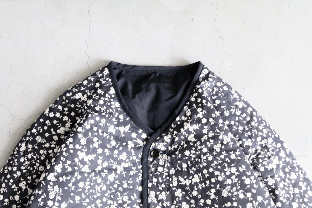 WOMEN'STOUJOURSʥȥ塼ˡReversible Padded Utility Jacket - FLOWER PRINT COTTON STRETCH CLOTH"