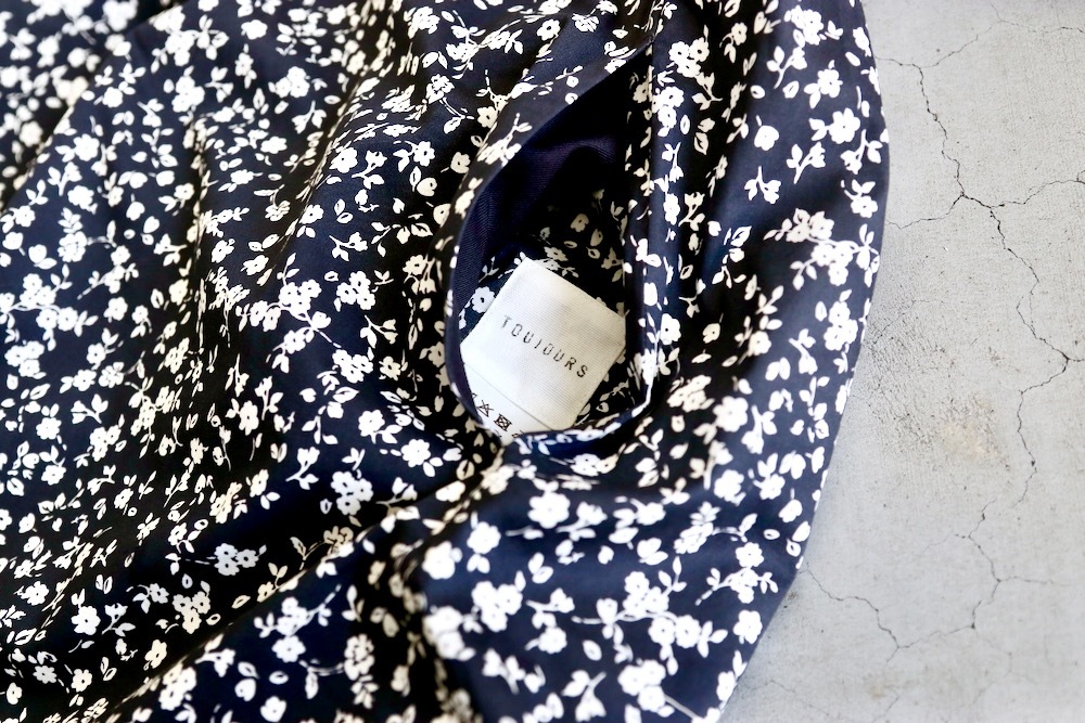 WOMEN'STOUJOURSʥȥ塼ˡReversible Padded Utility Jacket - FLOWER PRINT COTTON STRETCH CLOTH"