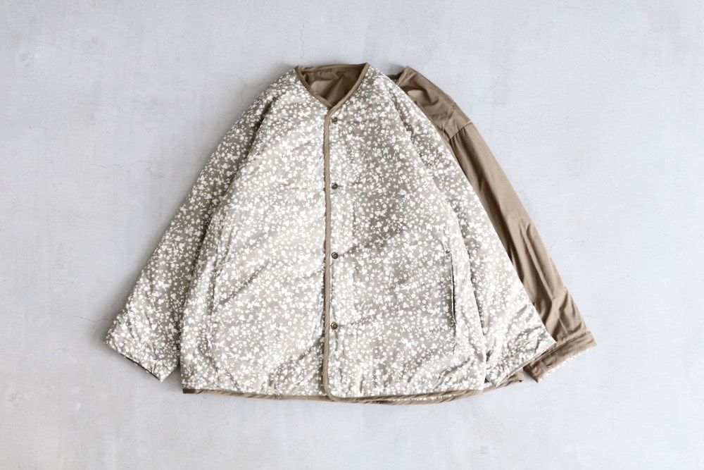 WOMEN'STOUJOURSʥȥ塼ˡReversible Padded Utility Jacket - FLOWER PRINT COTTON STRETCH CLOTH"