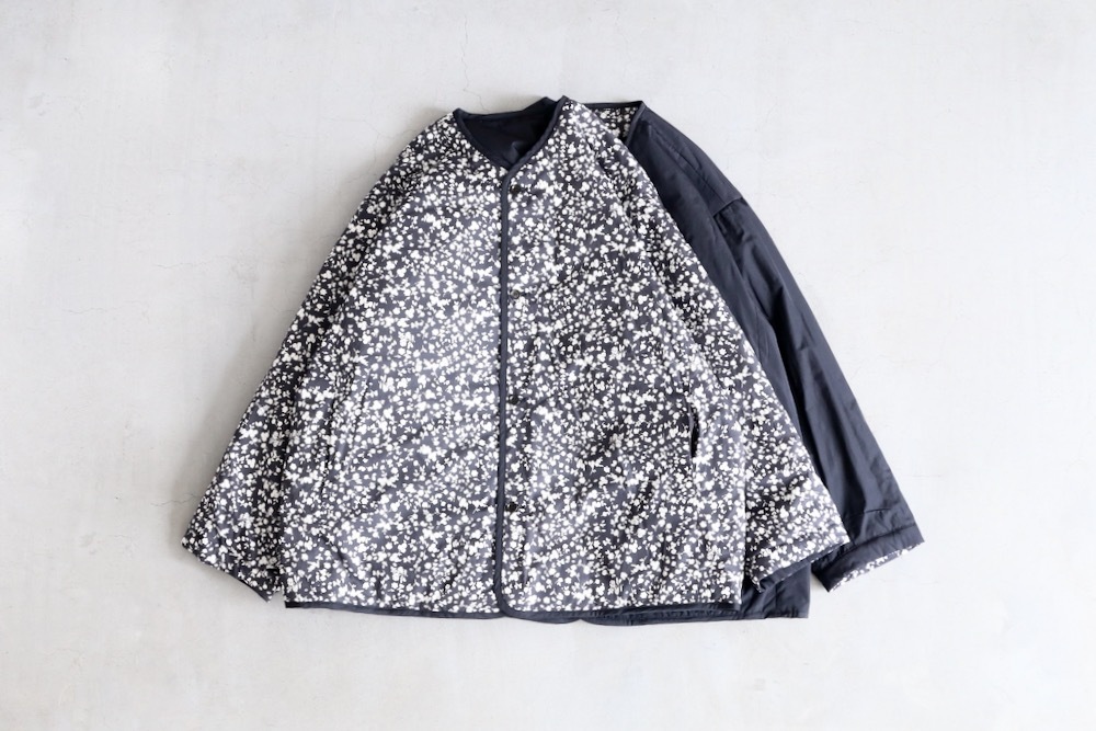 WOMEN'STOUJOURSʥȥ塼ˡReversible Padded Utility Jacket - FLOWER PRINT COTTON STRETCH CLOTH"