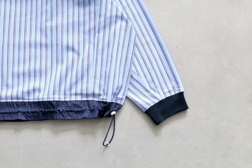 White Mountaineering (�ۥ磻�ȥޥ���ƥ˥����) "STRIPE RAGLAN PULLOVER"