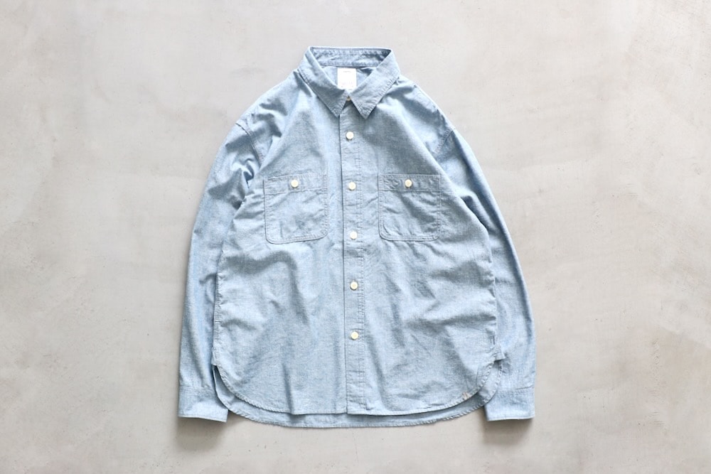 4.8 Release】visvim(ヴィズヴィム) “BRIGGS CHAMBRAY L/S DMGD