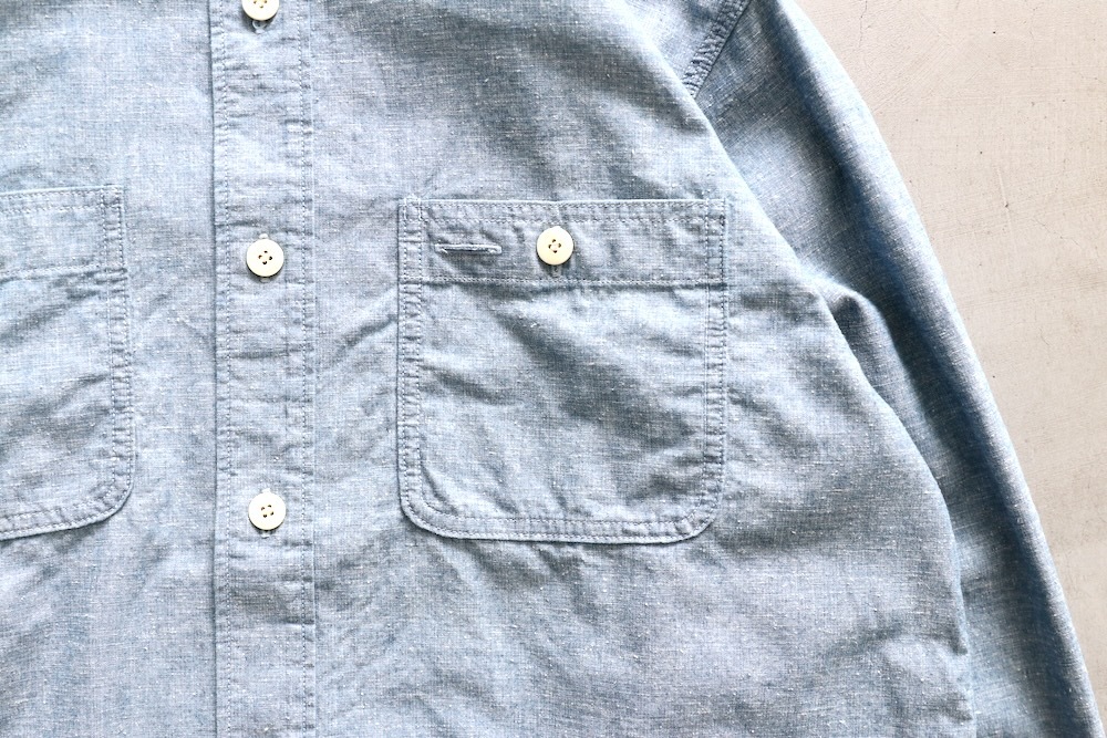 4.8 Release】visvim(ヴィズヴィム) “BRIGGS CHAMBRAY L/S DMGD