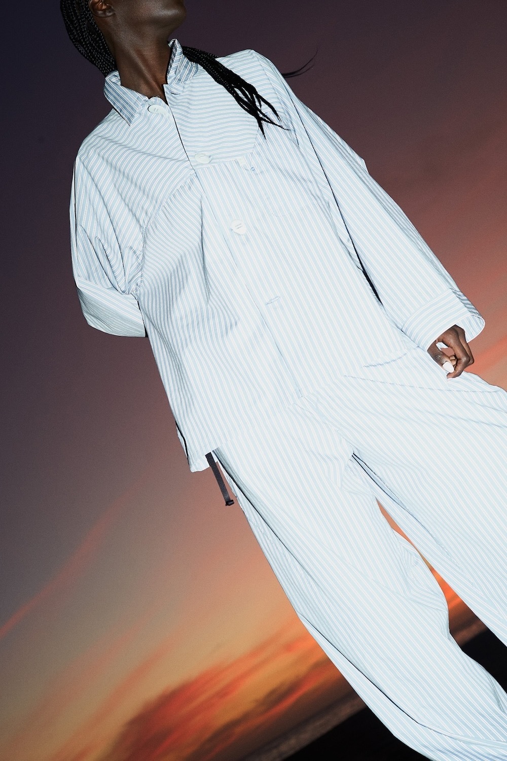 GOLDWIN 0 (������ɥ����� ����) "Reflective Striped Pants"