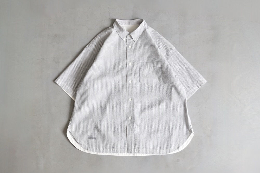 FreshService(�ե�å��奵���ӥ�) "SEERSUCKER S/S B.D SHIRT"