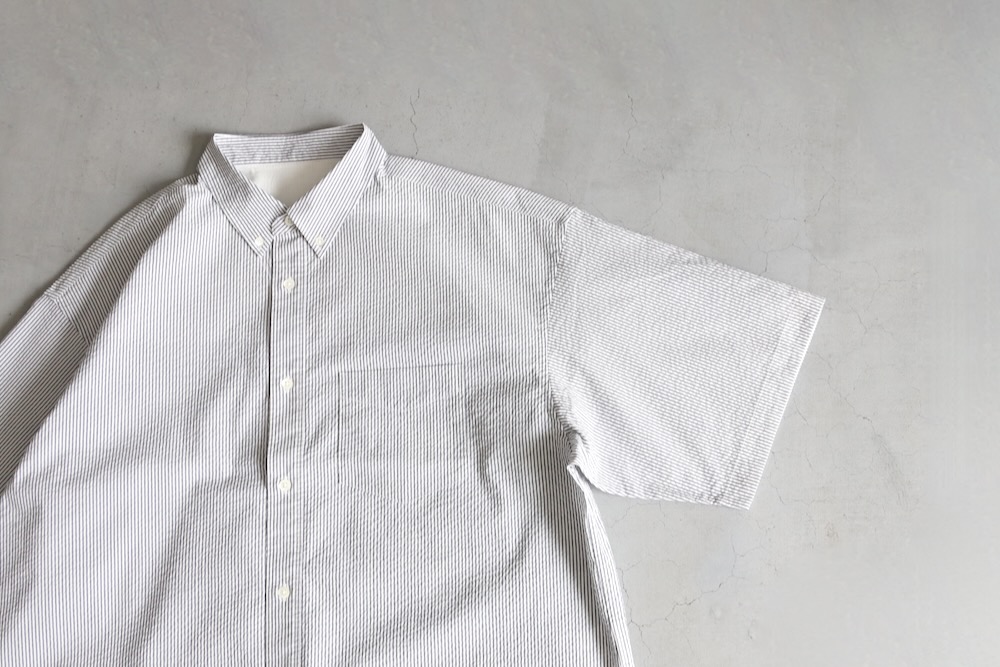 FreshService(�ե�å��奵���ӥ�) "SEERSUCKER S/S B.D SHIRT"