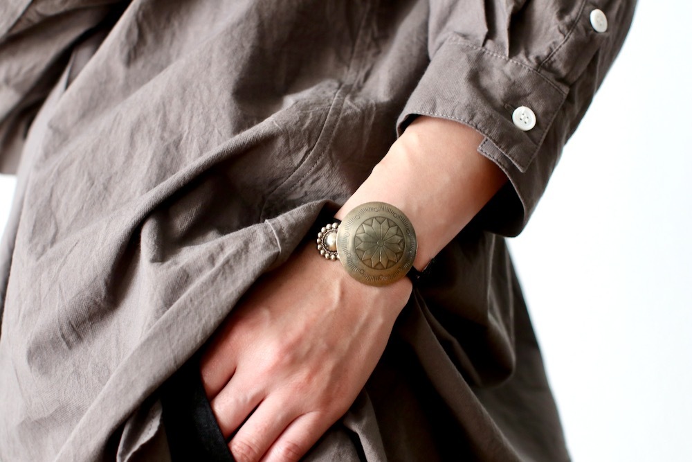 Indian Jewelry (ǥ 奨꡼) "Silver Stamp Concho -Circle-"