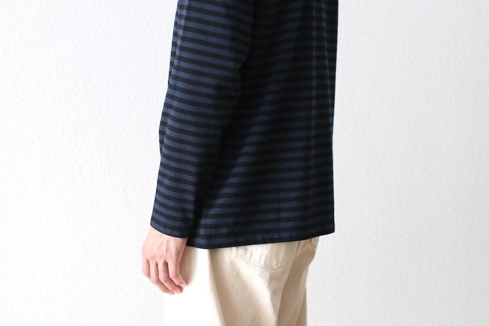 nanamica(ʥʥߥ) "COOLMAX Stripe Jersey L/S Tee"