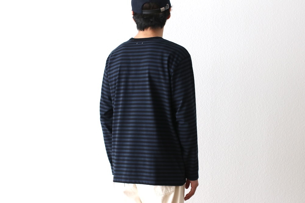 nanamica(ʥʥߥ) "COOLMAX Stripe Jersey L/S Tee"