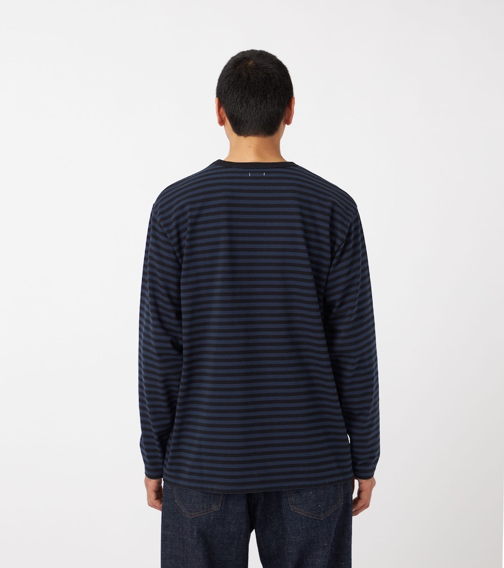 nanamica(ʥʥߥ) "COOLMAX Stripe Jersey L/S Tee"