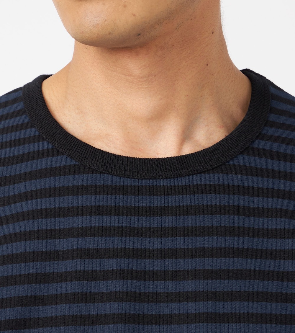 nanamica(ʥʥߥ) "COOLMAX Stripe Jersey L/S Tee"